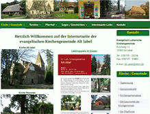 Tablet Screenshot of kirche-alt-jabel.de